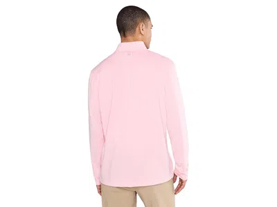 Vineyard Vines Performance Club Quarter-zip Pullover In Pink