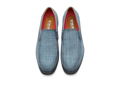 Stacy Adams Ridgely Moc Toe Slip-on Loafer In Blue