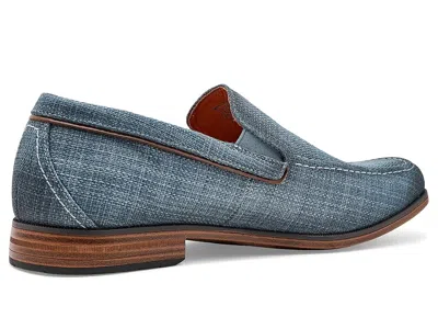 Stacy Adams Ridgely Moc Toe Slip-on Loafer In Blue
