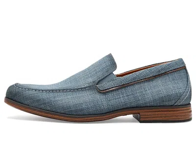 Stacy Adams Ridgely Moc Toe Slip-on Loafer In Blue
