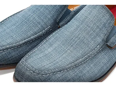 Stacy Adams Ridgely Moc Toe Slip-on Loafer In Blue