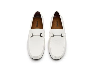 Stacy Adams Colton Moc Toe Slip-on Loafer In White