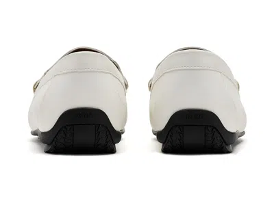 Stacy Adams Colton Moc Toe Slip-on Loafer In White