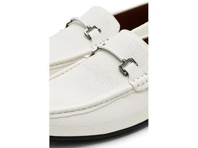 Stacy Adams Colton Moc Toe Slip-on Loafer In White