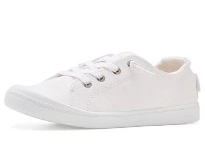 Roxy Wide Width Bayshore Plus Slipon Sneaker In White