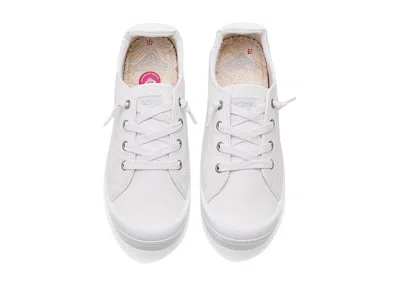 Roxy Wide Width Bayshore Plus Slipon Sneaker In White