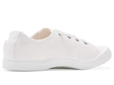 Roxy Wide Width Bayshore Plus Slipon Sneaker In White
