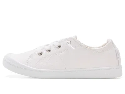 Roxy Wide Width Bayshore Plus Slipon Sneaker In White