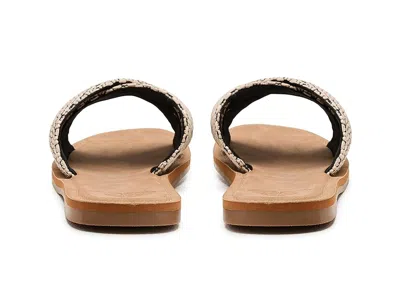 Roxy Andreya Raffia Slide Sandal In Brown