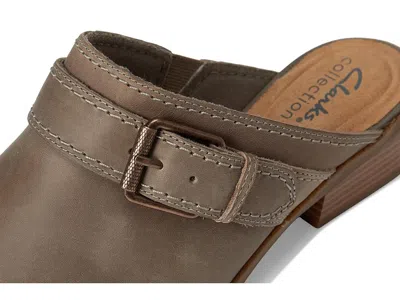 Clarks Danyelle Mist Leather Mule In Multi