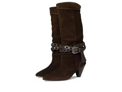 Free People Bridget Belt Slouch Boots In Brown | ModeSens
