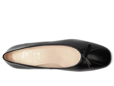 French Sole Emerald Leather Flat In Black