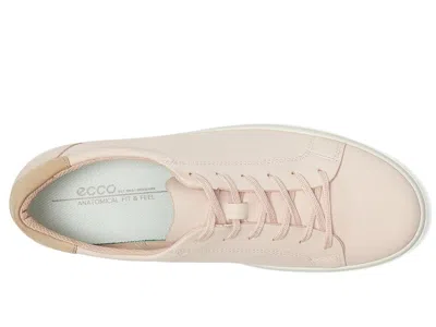 Ecco Soft 60 Leather Sneakers In Neutral