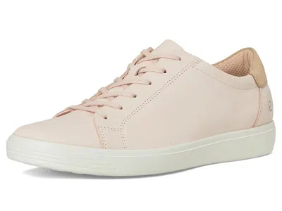 Ecco Soft 60 Leather Sneakers In Neutral