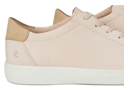 Ecco Soft 60 Leather Sneakers In Neutral