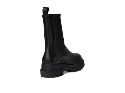 La Canadienne Teddy Boots Women Us Black Leather Block Heel Chelsea Zogg1821 In Animal Print