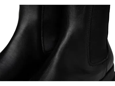 La Canadienne Teddy Boots Women Us Black Leather Block Heel Chelsea Zogg1821 In Animal Print