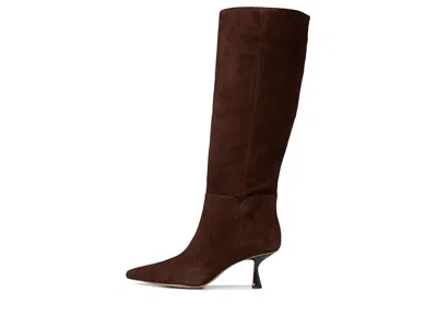 Kate Spade Adele Suede Tall Boots In Brown