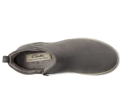 Clarks Cloudsteppers Breeze Derby Leather Boot In Gray