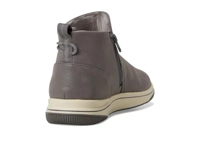 Clarks Cloudsteppers Breeze Derby Leather Boot In Gray