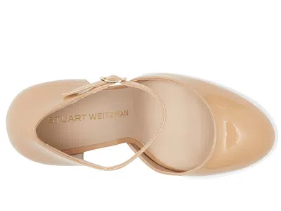 Stuart Weitzman Babette Platform Pump In Brown