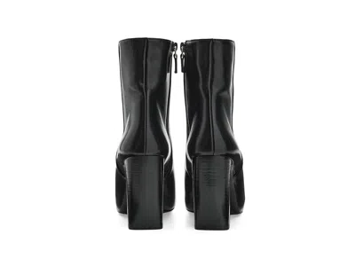 Stuart Weitzman Babette Platform Zip Bootie In Black