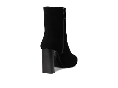 Stuart Weitzman Babette Plaform Zip Bootie In Black