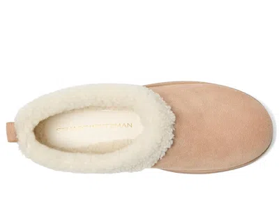 Stuart Weitzman Socharming Shearling Flatform Clogs In Brown