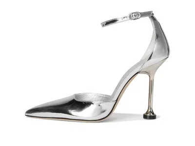 Stuart Weitzman Stuartini Pump 100 In Silver