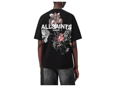 Allsaints Organic Cotton Under Amelie T-shirt In Black
