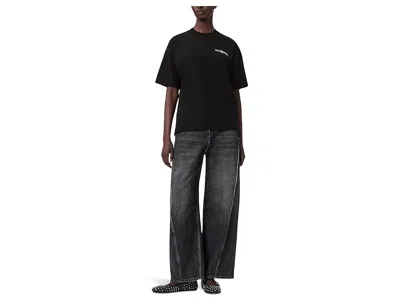 Allsaints Organic Cotton Under Amelie T-shirt In Black