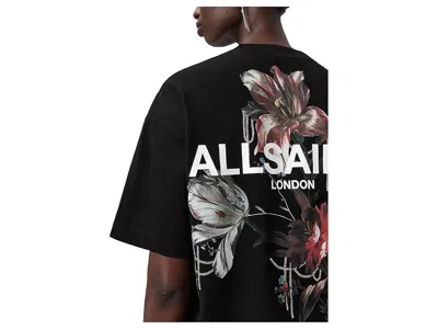 Allsaints Organic Cotton Under Amelie T-shirt In Black