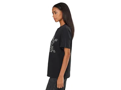 Allsaints Drip Tee In Black