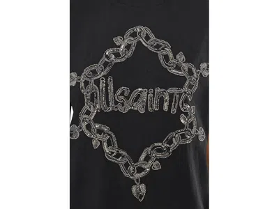 Allsaints Drip Tee In Black