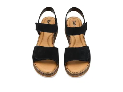 Born Cabanas Wedge Sandal In Black