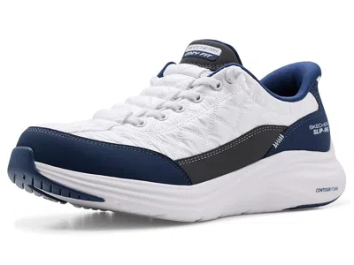 Skechers Slipins Contour Foam Cozy Fit Slipon Sneaker In Blue