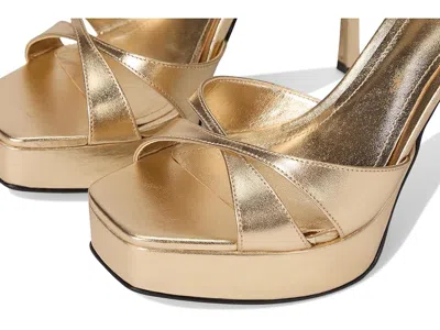 Schutz Maxine Platform Sandal In Gold