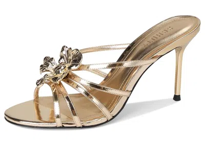 Schutz Flora Mule In Silver