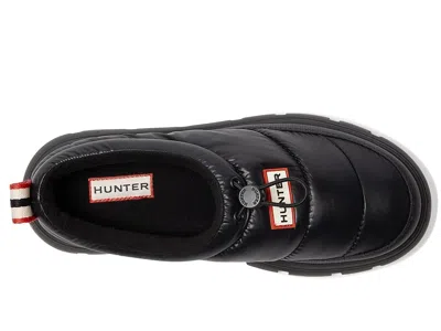 Hunter Madi Platform Puffer Slipper In Black