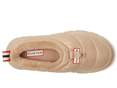 Hunter Madi Platform Puffer Slipper In Black