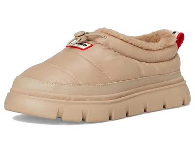 Hunter Madi Platform Puffer Slipper In Black