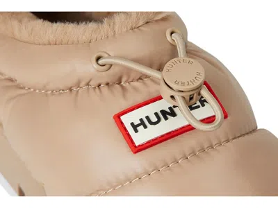 Hunter Madi Platform Puffer Slipper In Black