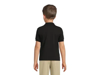 Lacoste Kids' Short-sleeve Polo Shirt In Black