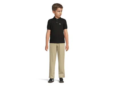 Lacoste Kids' Short-sleeve Polo Shirt In Black