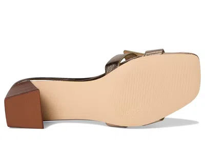 Calvin Klein Andrae Slide Sandal In Gold