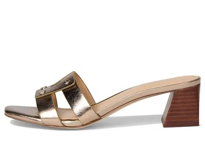 Calvin Klein Andrae Slide Sandal In Gold