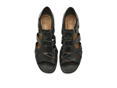 Vionic Marcella Strappy Heeled Sandal In Black