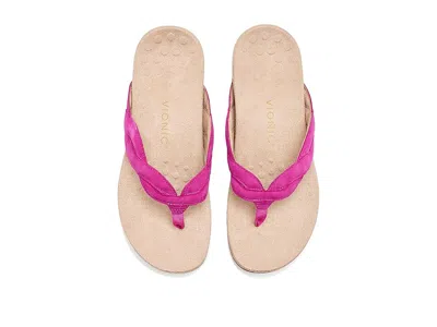 Vionic Bella Braid Thong Sandals In Pink