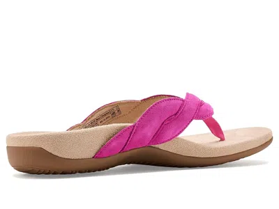 Vionic Bella Braid Thong Sandals In Pink