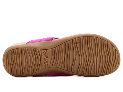 Vionic Bella Braid Thong Sandals In Pink